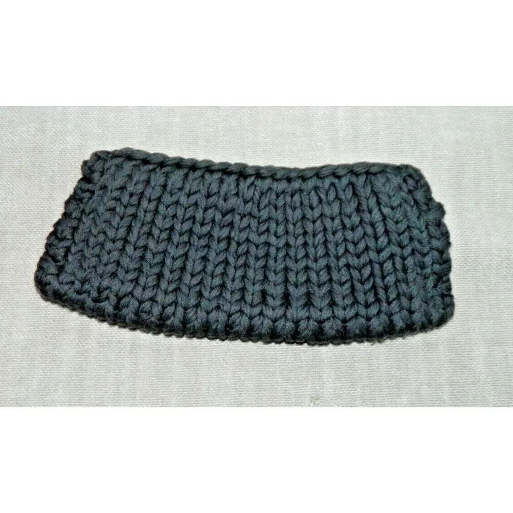 MAMIE Clutch Purse‎ Black Knit Crochet Vintage Size  11.5